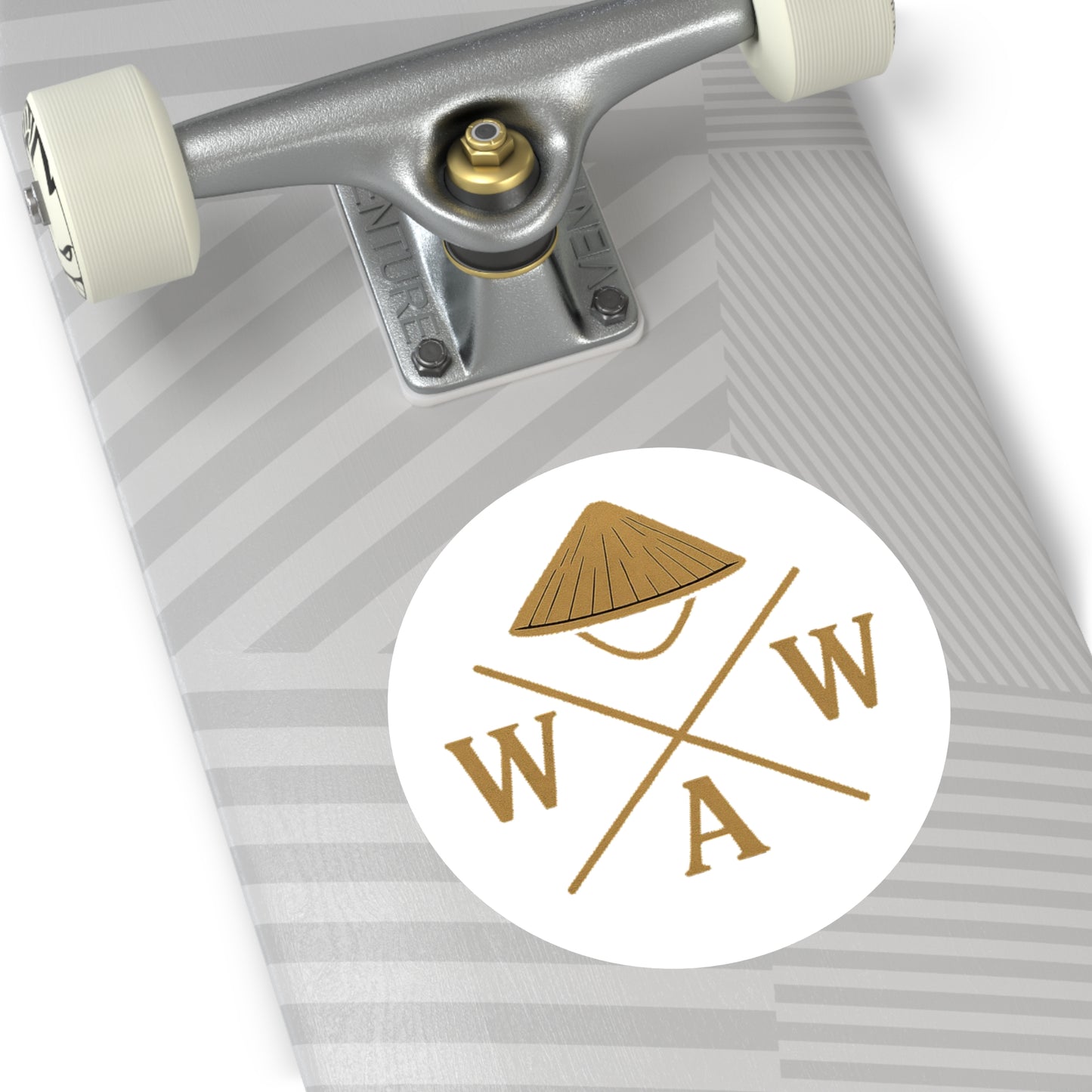 Whitewashed Asian Premium Vinyl Sticker