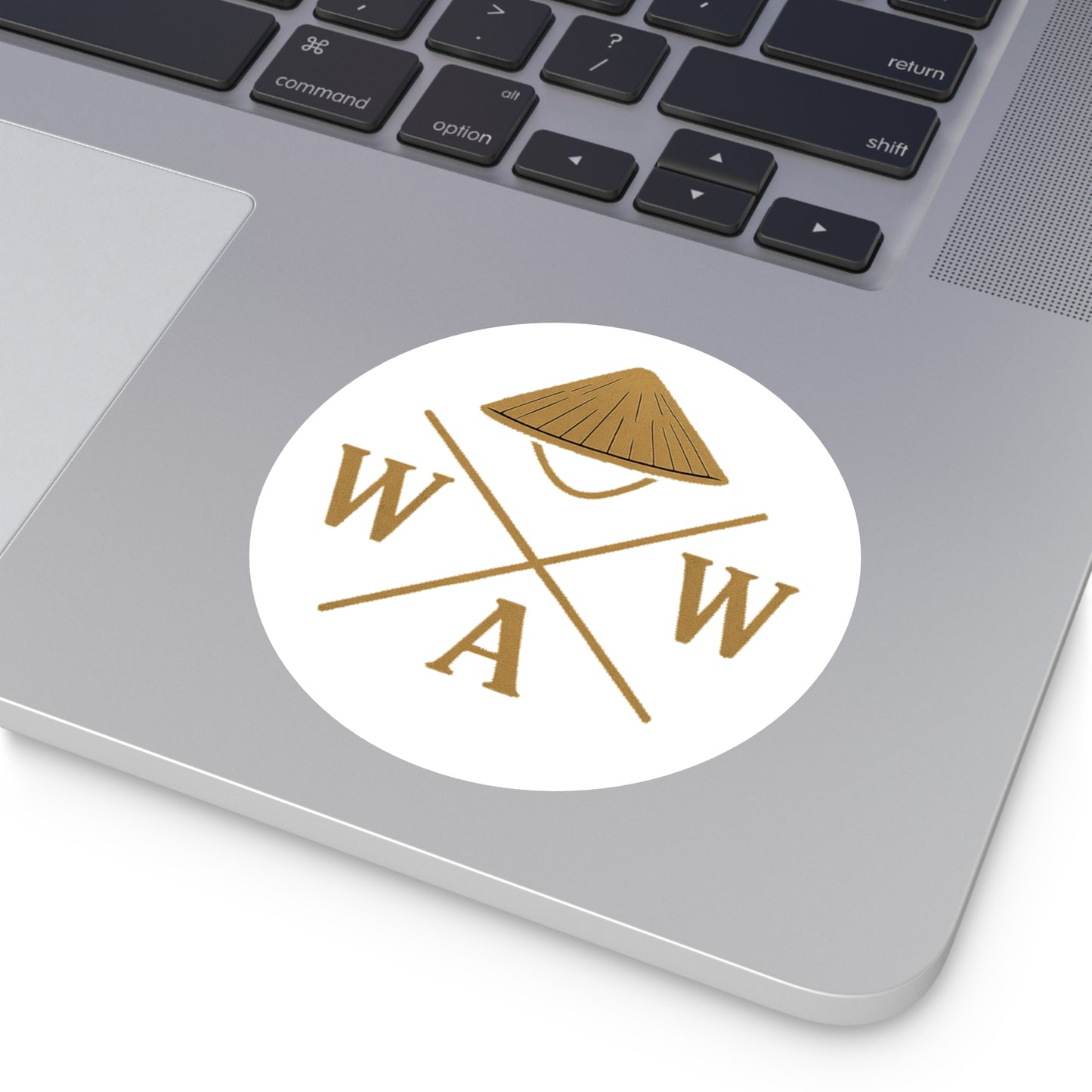 Whitewashed Asian Premium Vinyl Sticker