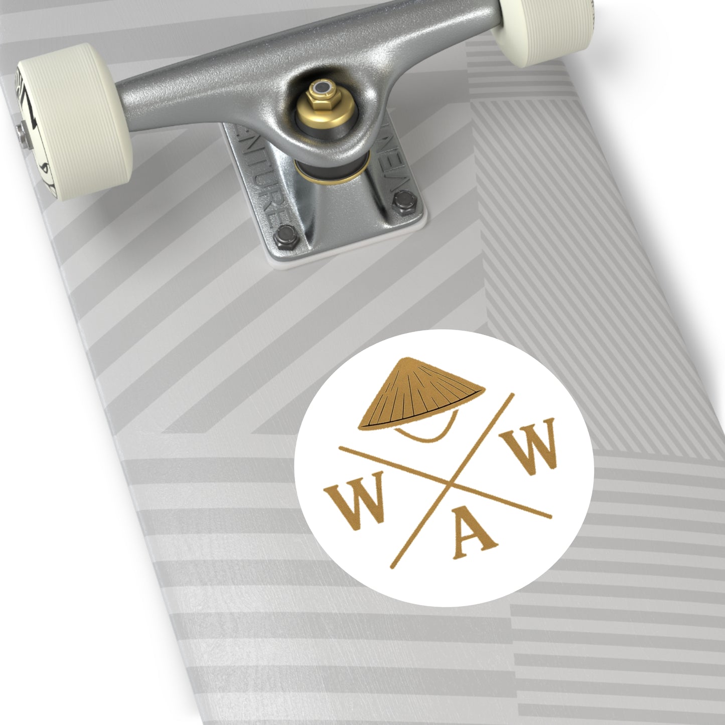 Whitewashed Asian Premium Vinyl Sticker