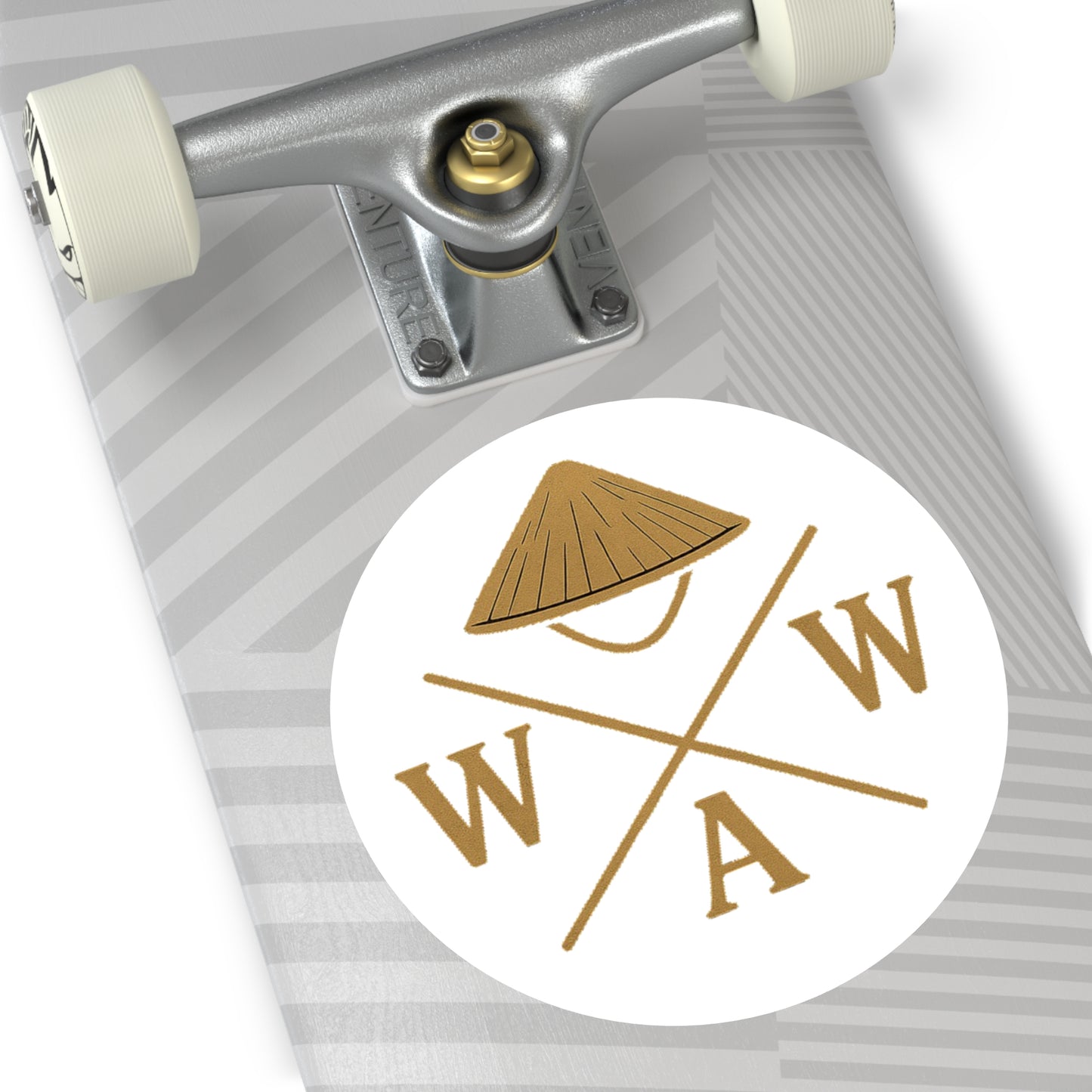 Whitewashed Asian Premium Vinyl Sticker