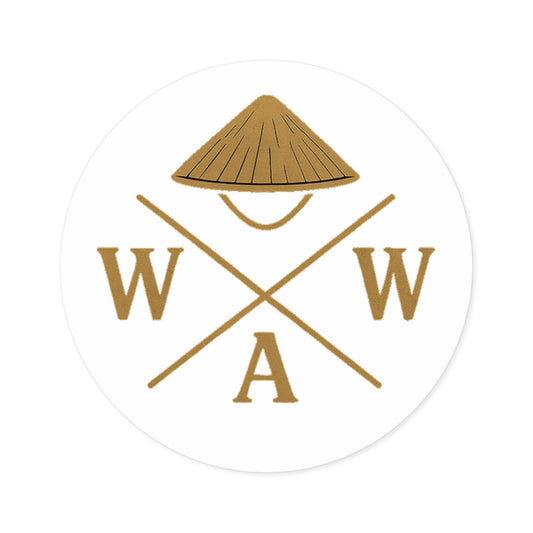 Whitewashed Asian Premium Vinyl Sticker