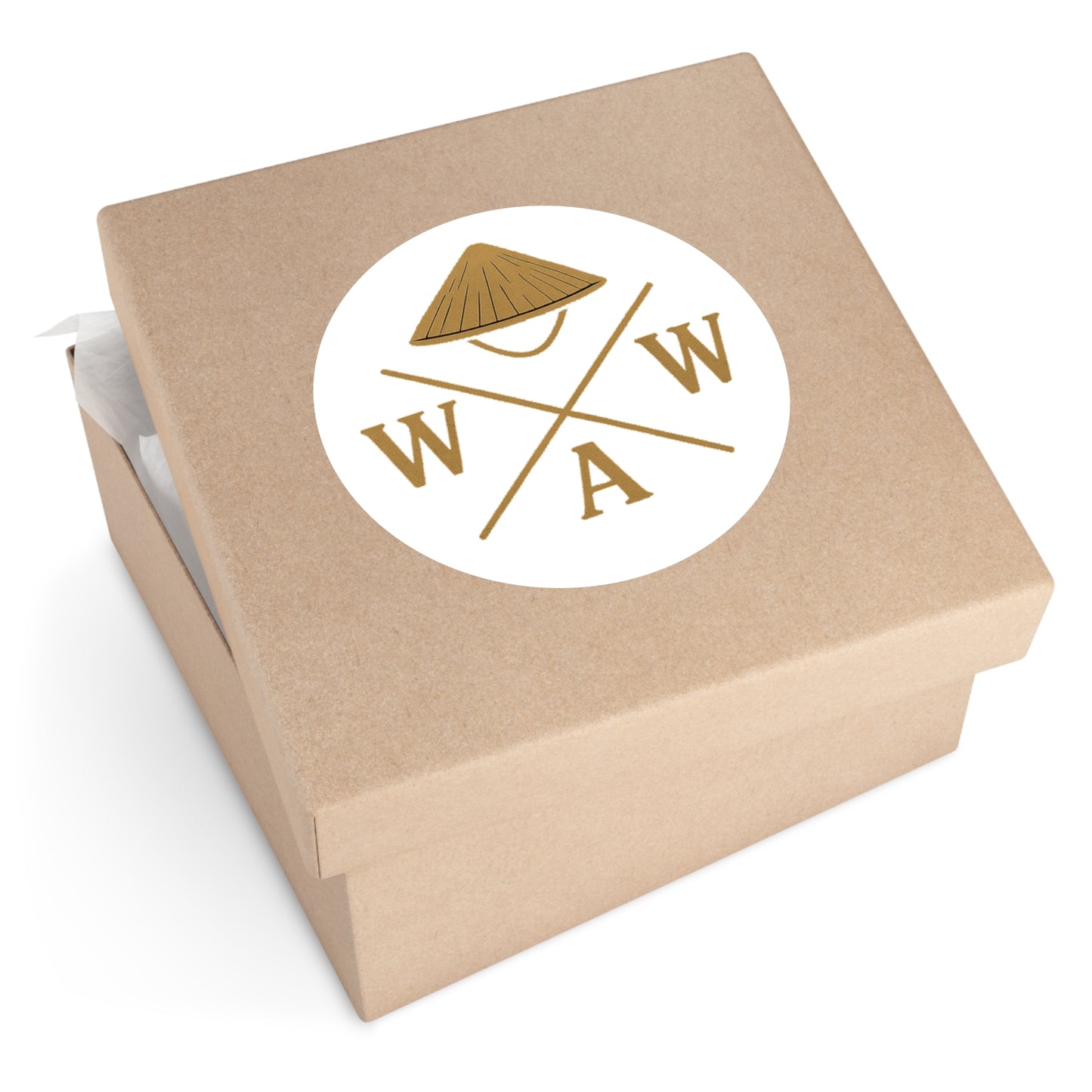 Whitewashed Asian Premium Vinyl Sticker
