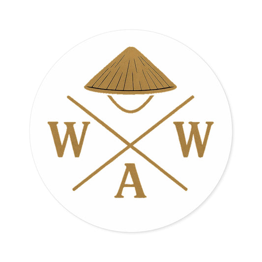 Whitewashed Asian Premium Vinyl Sticker